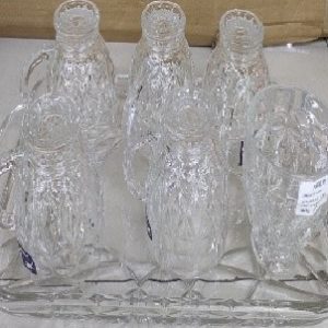 G1561 Conjunto De Bandeja E Copos