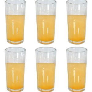 VS26 Jogo 6 Copos Água Suco Vidro Conjunto 350ml
