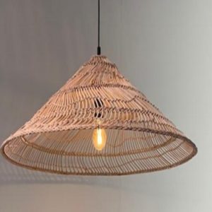 175101 Luminária Pendente De Rattan