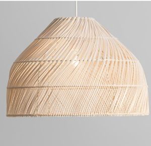 175401 Luminária Pendente De Rattan