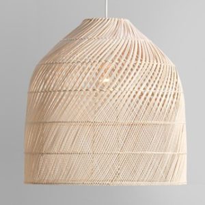 174501 Luminária Pendente de Rattan