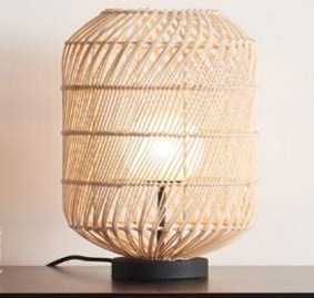 13150 Luminária Em Rattan