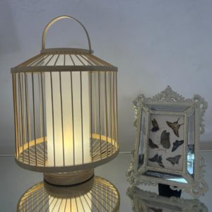 13149 Luminária Em Rattan