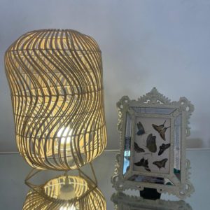 13145 Luminária em Rattan