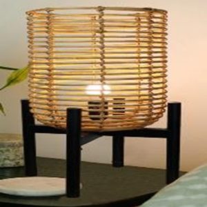 13147 Luminária em Rattan